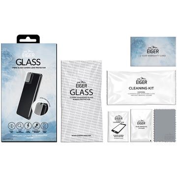 Eiger Folie Sticla Camera Fibre Glass Samsung Galaxy Note 20 Ultra Clear (0.20mm)