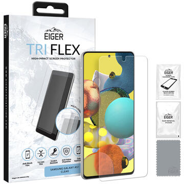 Eiger Folie Clear Tri Flex Samsung Galaxy A51 / A51 5G (0.4 mm, 5H)