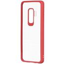Husa Devia Carcasa Pure Style Samsung Galaxy S9 Plus G965 Red (antishock, spate dur si margini mate si flexibile)