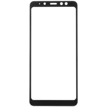 Devia Folie Frame Sticla Temperata Samsung Galaxy A8 (2018) Black (1 fata Anti-Shock, 9H, 0.26mm)