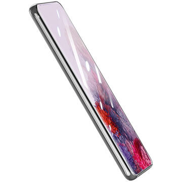 Baseus Folie Curbata Full Screen Anti-explosion Samsung Galaxy S20 Ultra Black (flexibila, 2 bucati)