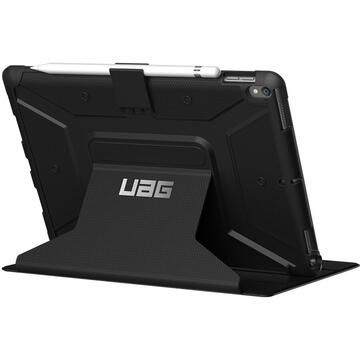 UAG Husa Book Metropolis Series iPad 7 10.2 inch Black (military drop tested, stand)