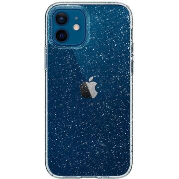 Husa Spigen Husa Liquid Crystal Glitter iPhone 12 / 12 Pro Crystal Quartz