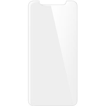 Spigen Folie GLAS.tr EZ Fit iPhone XS / X Transparent cu aplicator inclus