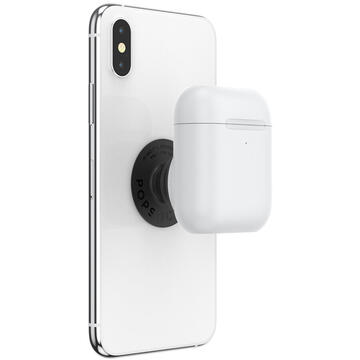 Popsockets Suport PopGrip Stand Adeziv AirPods Holder White