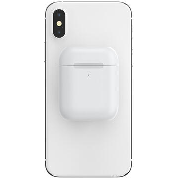 Popsockets Suport PopGrip Stand Adeziv AirPods Holder White