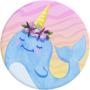 Popsockets Suport PopGrip Stand Adeziv Narwhal Princess