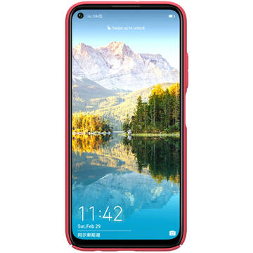 Husa Nillkin Husa Frosted Concave Huawei P40 Lite Red