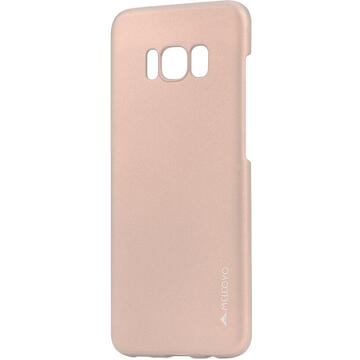 Husa Meleovo Carcasa Metallic Slim Samsung Galaxy S8 G950 Rose Gold (culoare metalizata fina)