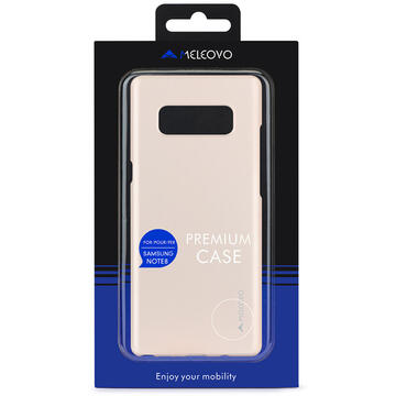 Husa Meleovo Carcasa Metallic Slim Samsung Galaxy Note 8 Blue (culoare metalizata fina)
