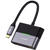 Mcdodo Adaptor Rocky Series Type-C la HDMI Deep Grey (HDMI x 2, PD)