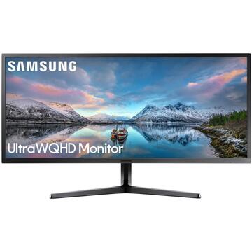 Monitor LED Samsung VA 34" Ultra Wide QHD FreeSync Dark Blue Gray