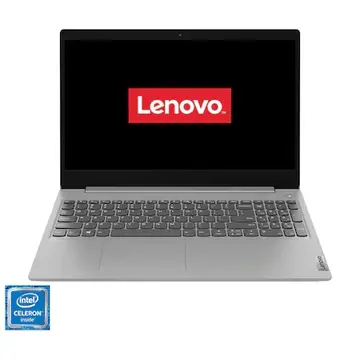 Notebook Lenovo IdeaPad 3 15IML05 15.6" HD Intel Celeron 5205U 4GB 128GB DOS Platinum Grey