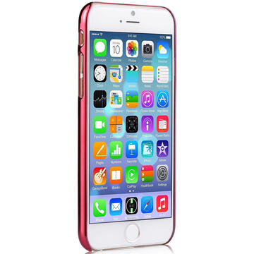 Husa Devia Carcasa Glimmer iPhone 6/6S Passion Red (rama electroplacata)