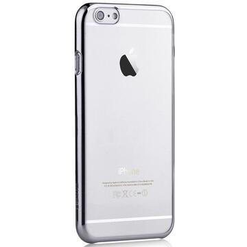 Husa Devia Carcasa Glimmer Updated Version iPhone 6 Plus Silver (rama electroplacata)