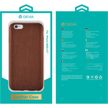 Husa Devia Carcasa Jelly Ultraslim iPhone SE 2020 / 8 / 7 Brown (flexibil)