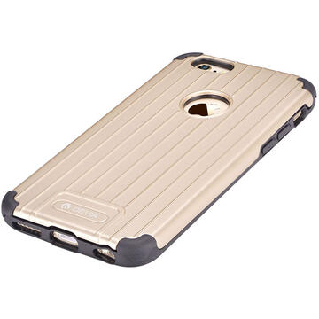 Husa Devia Carcasa Suitcase iPhone 6 Plus Champagne Gold