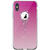 Husa Devia Carcasa Angel Tears iPhone XS Max Gradual Rose Red (cu cristale, protectie 360°)