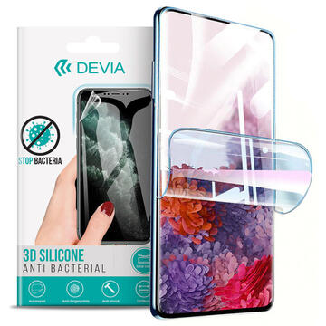 Devia Folie Sticla Van Entire View Anti-Bacterial iPhone 12 Pro Max Black