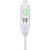 Comma Cablu Light 2 in 1 MFI Lightning Alb 1m (sincronizare si incarcare)-T.Verde 0.1 lei/buc