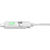 Comma Cablu Light 2 in 1 MFI Lightning Alb 1m (sincronizare si incarcare)-T.Verde 0.1 lei/buc