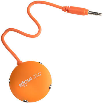 Boompods Splitter Audio Jack 3.5mm la 4xport Jack.3.5mm Orange