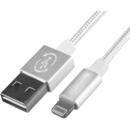 4smarts Cablu MFI Rapidcord Lightning White (USB reversibil, 1m)-T.Verde 0.1 lei/buc