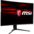 Monitor LED Monitor Gaming VA LED MSI Optix 31.5" MAG322CR, Full HD (1920 x 1080), HDMI, DisplayPort, Ecran curbat, 180 Hz, 1 ms (Negru)