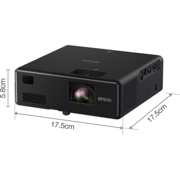 Videoproiector Epson EF-11 Mini laser projection TV, 3LCD, 1000 lumeni, FHD 1920*1080, 16:9, 2.500.000:1, laser,