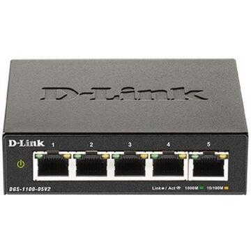 Switch D-Link DLINK SW 5P-GB EASY-SMART DESK V2