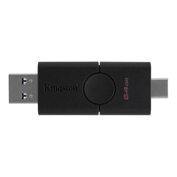 Memorie USB Kingston USB 64GB USB 3.2 KS DATATRAVELER DUO