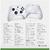 Microsoft Xbox Wireless Controller, Gamepad (White, Robot White)