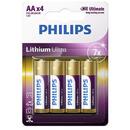 Philips BATERIE LITHIUM ULTRA LR6 AA BLISTER 4 BUC PH
