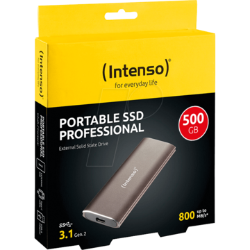 SSD Extern Intenso externe SSD        500GB USB 3.1 Gen.2 Type C / USB A