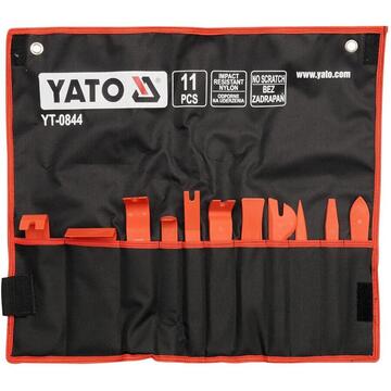 Yato Kit pentru demontare ornamente si tapiterie auto YT-0844, 11 piese