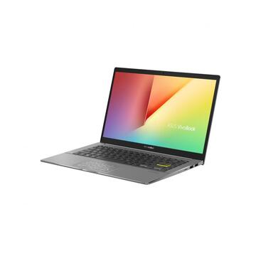Notebook Laptop ASUS Vivobook M433UA AMD Ryzen 5 5500U 512GB SSD 8GB AMD Radeon FullHD Tast. ilum. Indie Black m433ua-eb120
