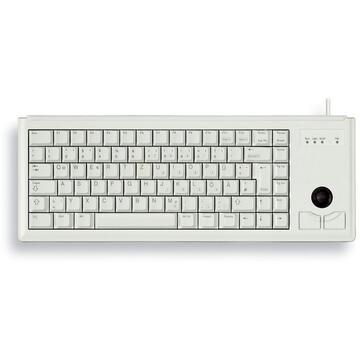 Tastatura Cherry COMPACT Gri, USB, Cu fir