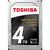 Hard disk Toshiba HDWQ140UZSVA, N300 NAS, 4TB, SATA3 128MB Bulk