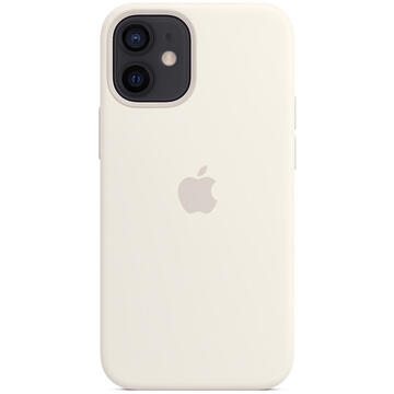 Husa Apple iPhone 12 mini Silicone Case with MagSafe - White