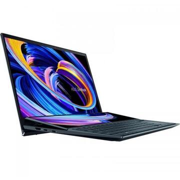 Notebook Asus ZenBook Duo 14 UX482EA-HY028R Intel Core i7-1165G7 14" Touch RAM 16GB SSD 1TB Intel Iris Xe Graphics Windows 10 Pro Celestial Blue