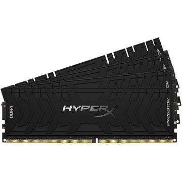 Memorie Kingston HyperX DDR4 - 128 GB -3200 - CL -16 - Quad-Kit, Predator (black, HX432C16PB3K4 / 128)