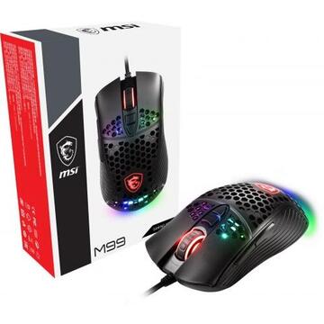 Mouse MSI M99, USB, RGB, Black