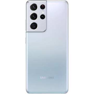 Smartphone Samsung Galaxy S21 Ultra Dual Sim Fizic 256GB 5G Argintiu Phantom Silver Snapdragon 12GB RAM