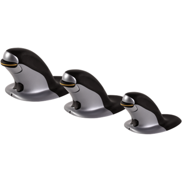 Mouse Fellowes Penguin Ambidextrous Vertical Mouse - Medium Wired