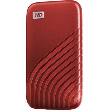 SSD Extern Western Digital MyPassport 500GB SSD Red       WDBAGF5000ARD-WESN