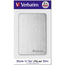 Hard disk extern Verbatim Store n Go 2,5  ALU 2TB USB 3.2 Gen 1 Silver