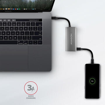 AXAGON 2x USB-A + 2x USB-C,hub,10Gbps