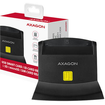 Card reader AXAGON 4-slot Smart card reader