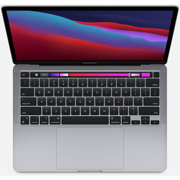 Notebook MacBook Pro 13 13.3" WQXGA Apple M1 Chip Octa Core 16GB 1TB SSD Apple M1 8-core Mac OS BigSur Space Grey