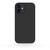 Husa Lemontti Husa Liquid Silicon iPhone 12 / 12 Pro Black (protectie 360°, material fin, captusit cu microfibra)